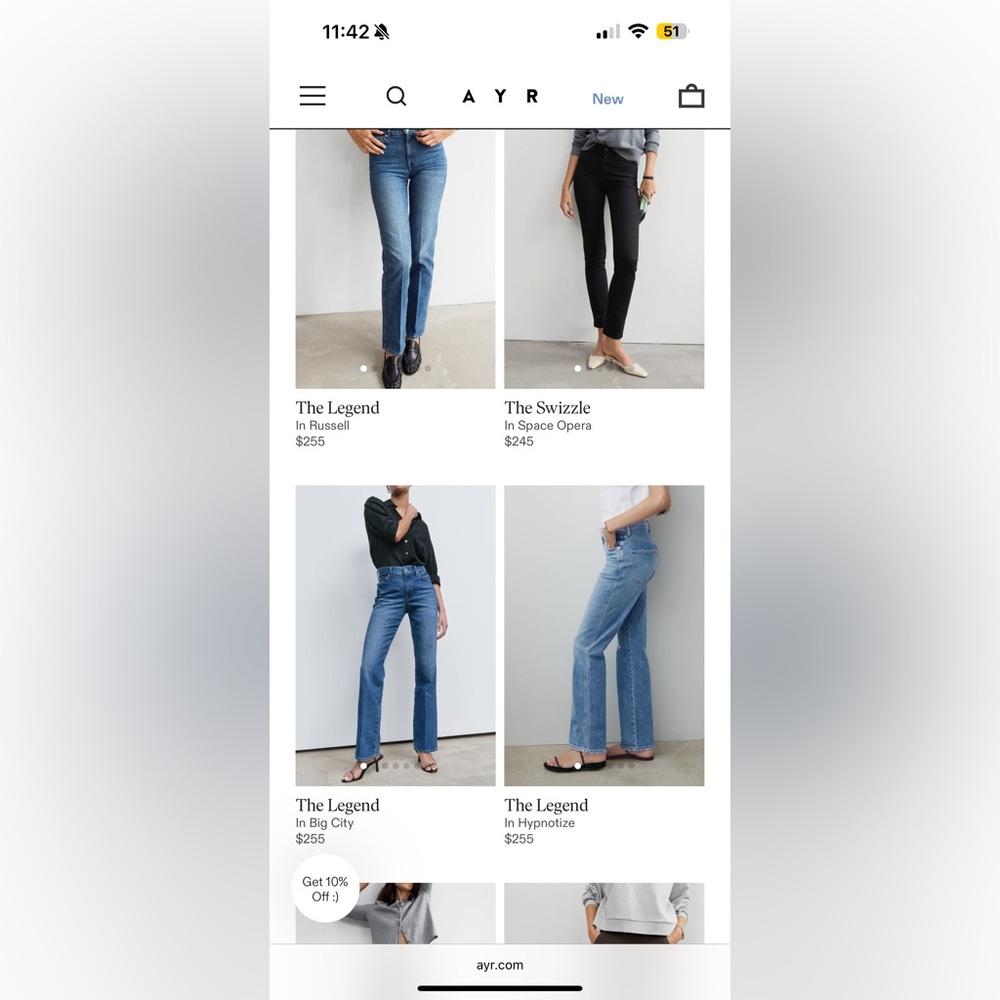 AYR Indigo high rise  Jeans
